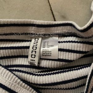 H&M off the shoulder crop top